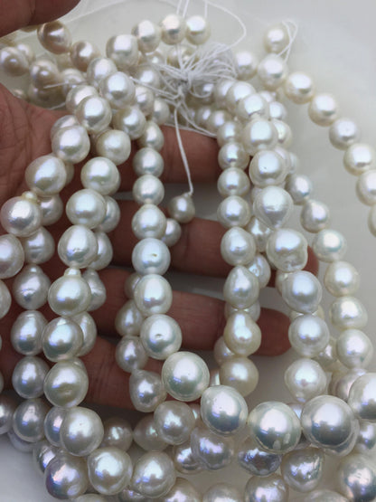 AA+ 10-12mm white teardrop Edison Freshwater Pearl,ED12-2A-5-34
