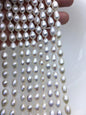 AAA- 7.2-8mm*8-11mm white Teardrop freshwater pearls,oval loose pearl beads,diy pearl,genuine freshwater pearl,LR8-T7