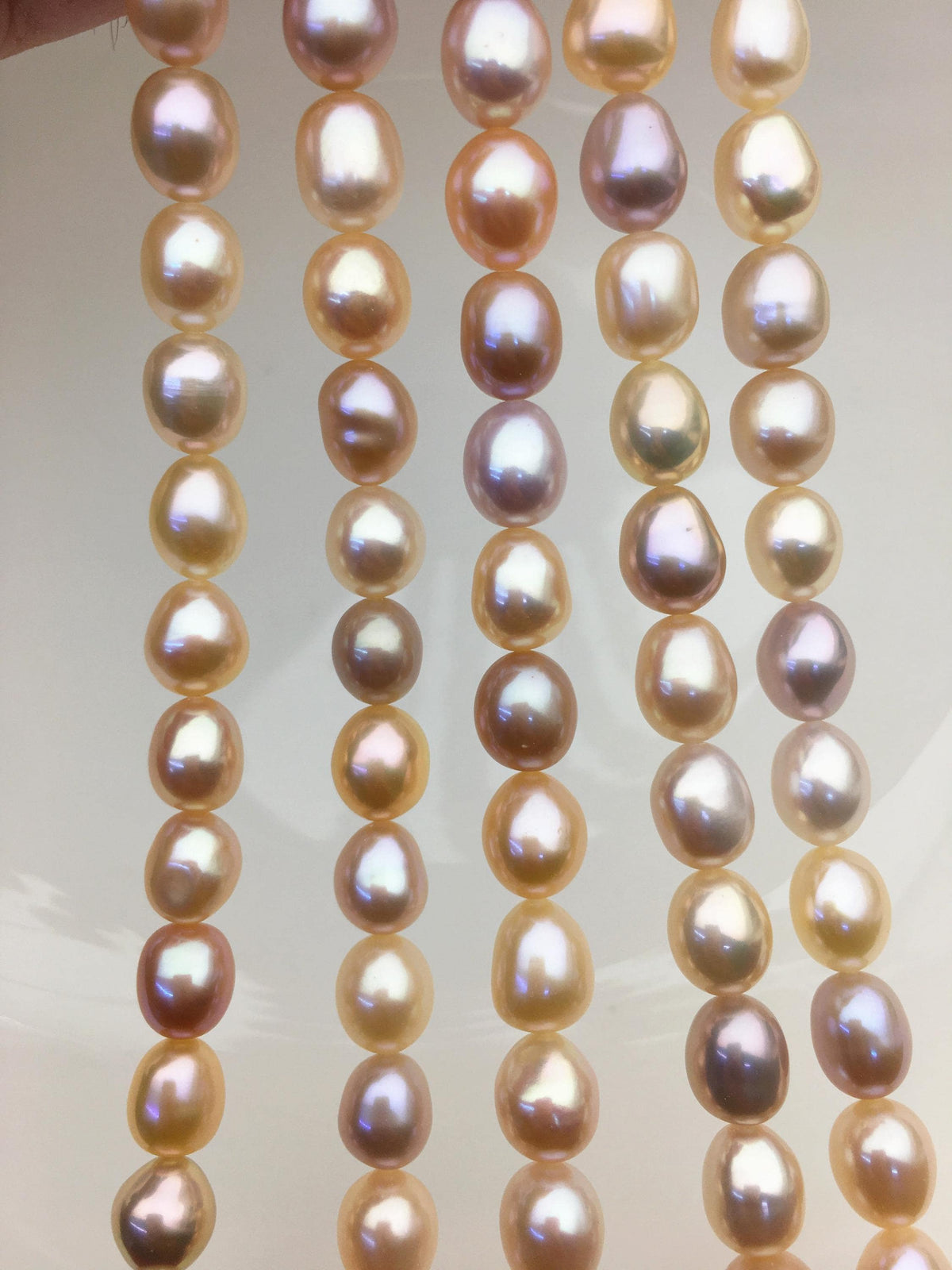 AAA+ 7.4-8.2mm misc color nugget freshwater pearls,green cultured freshwater baroque pearl bead string,LM8-3A-3