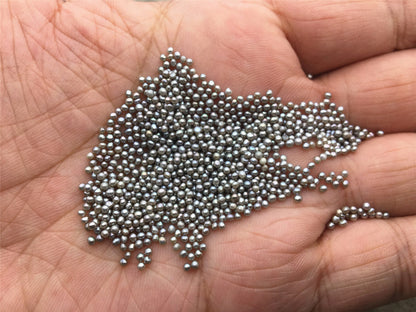 10pcs AAA 1.5-1.8mm gray near round freshwater seed pearls,no hole,Cultured pearl,diy pearl beads,birthday,RP1-3A-16-2