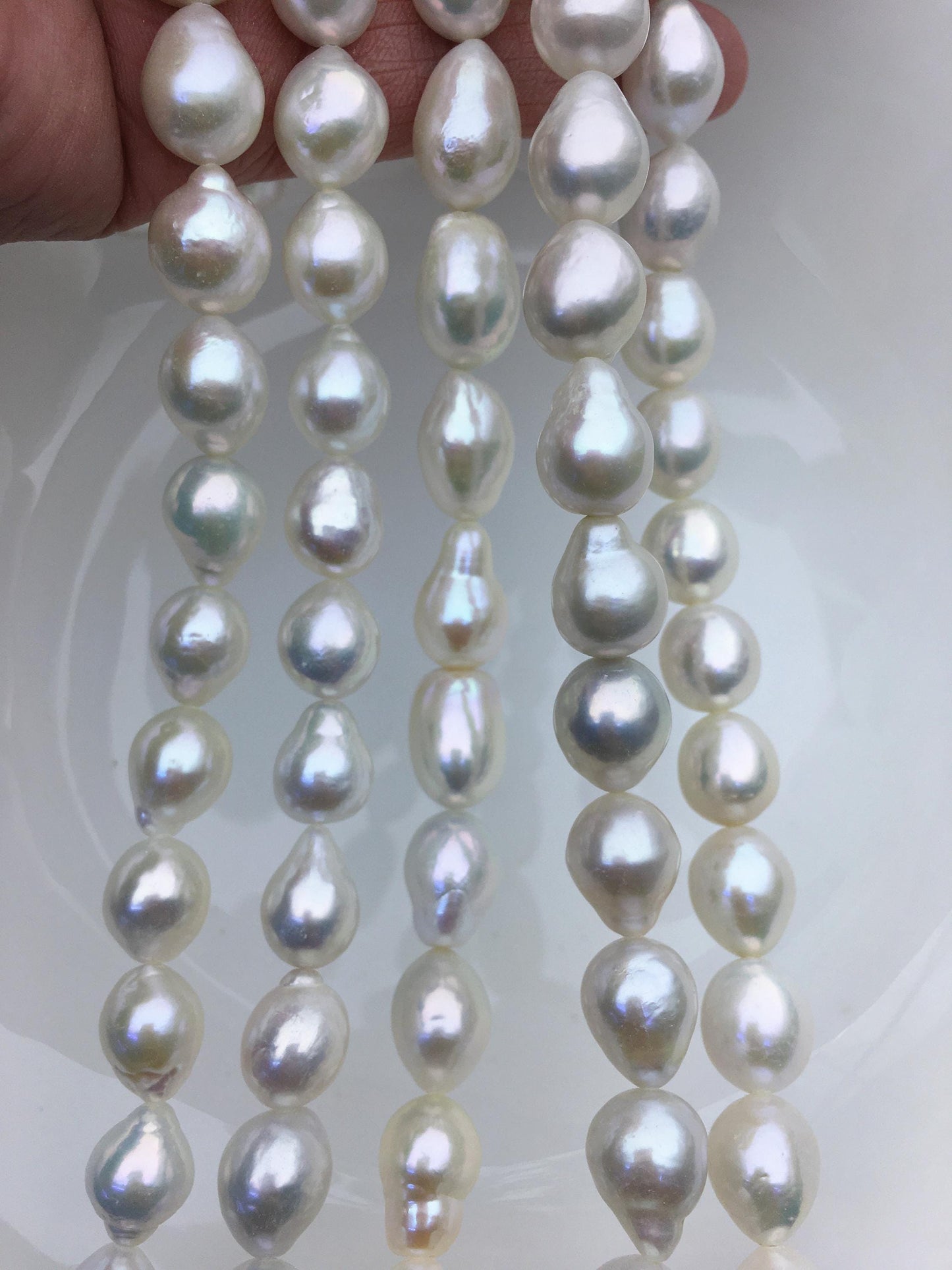 AA+ 10-12mm white drop Edison Freshwater Pearl,ED12-2A-5-38