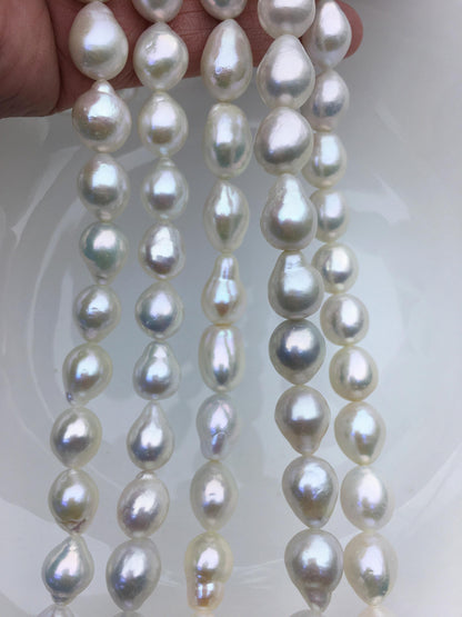 AA+ 10-12mm white drop Edison Freshwater Pearl,ED12-2A-5-38