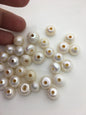 20pcs AA+ 11.5-14mm Big white button freshwater pearls,3mm large hole,Rondelle pearl Beads,loose freshwater pearl,DIY material,SM13-T3