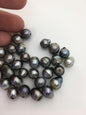 30pcs 9-11mm mix color drop Tahitian Sea Pearl,2.2mm large hole, TH-temp-026