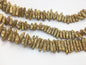 AA 5-6mm yellow brown Biwa Pearl Necklace,Genuine Fresh Water Pearl,Wedding Necklace,Mothers Day,ZS-80-10-66