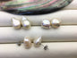 2 pairs AA+ 10-11mm White nugget pearl dangle earrings,S925 sterling silver,wedding pearl earrings,SE3-T65