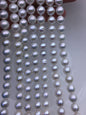 AA+ 8-10mm white near round Edison Freshwater Pearl,RP8-2A-1