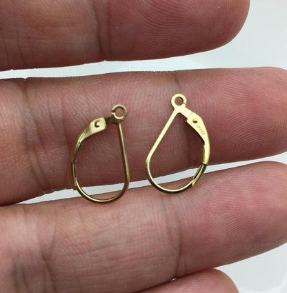 1 pair 9x16mm 14k goldfilled French Earrings, DIY earrings jewelry,AGF-ER-001