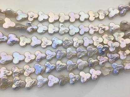 AA+ 11-12mm White baroque Freshwater Pearls , for your design,ZS-T19