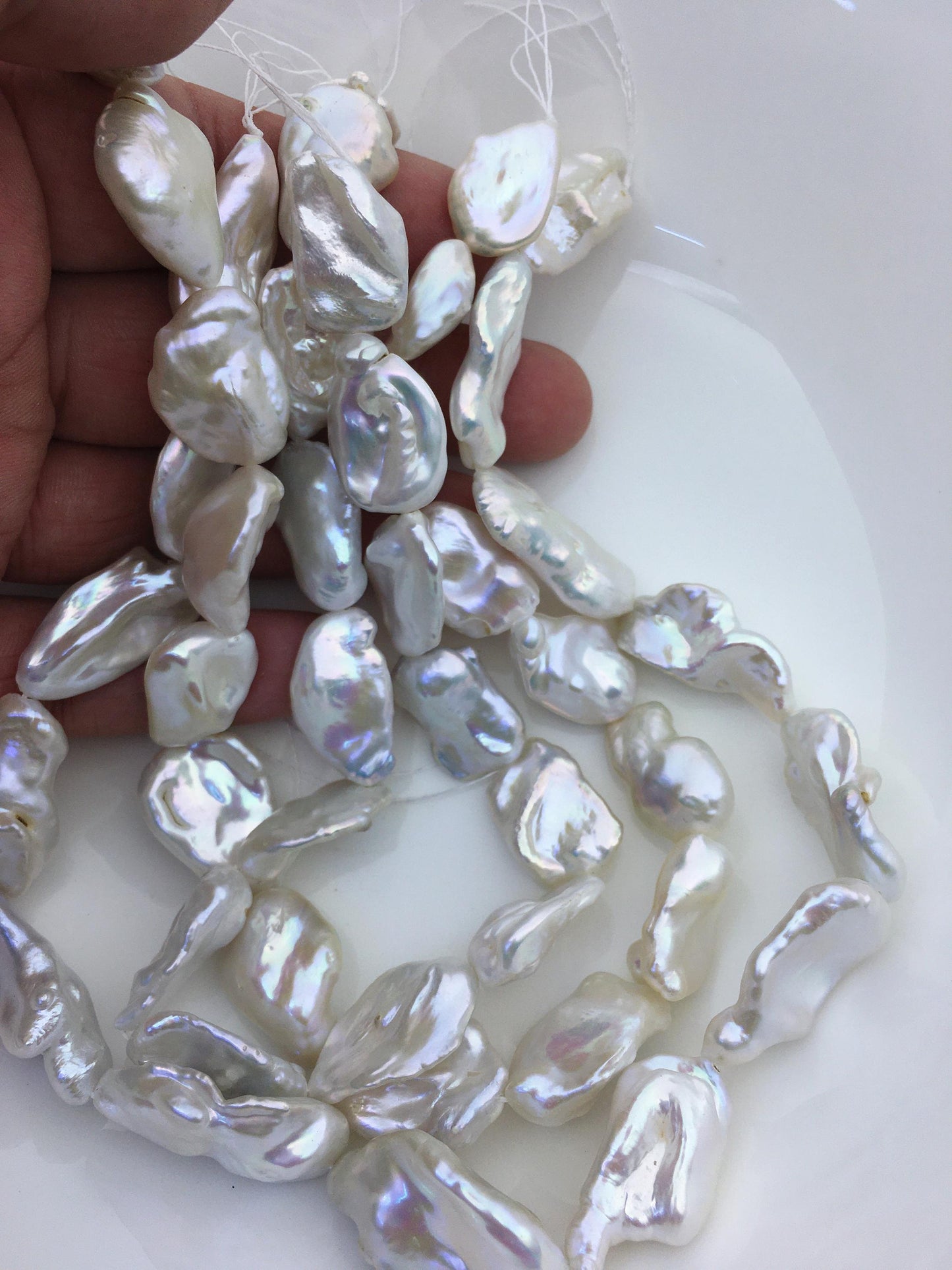 AA+ 14-16mm white keshi baroque Freshwater Pearl,DIY Loose Freshwater Pearl,wholesale price,china wholesale pearl,ZS-200-115