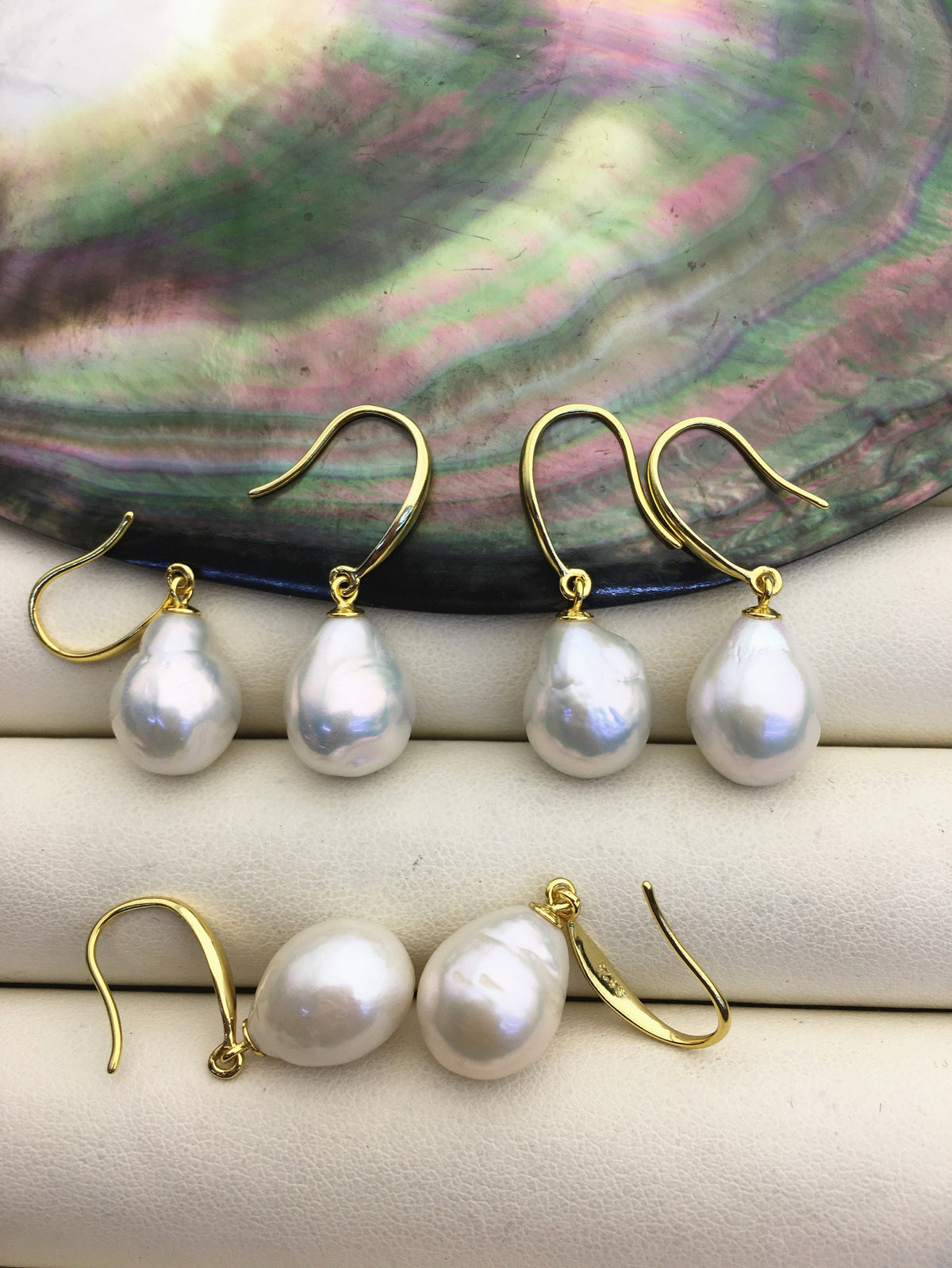 1 pair AAA 10-11mm white drop edison pearl dangle earrings,S925 Sterling Sliver earrings,wedding pearl earrings,SE3-T9-35