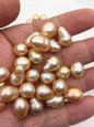 70pcs AAA/AA+ 10-11mm orange long rice Edison Freshwater Pearl,no hole,ED10-3A-2-56