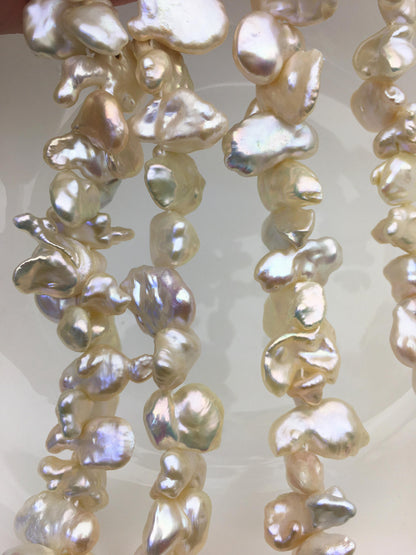AA+ 11-15mm light pink keshi freshwater pearl,ZS-130-4
