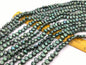 AA 7-8mm Green color two hole nugget freshwater pearls,full strand,LM7-2A-25