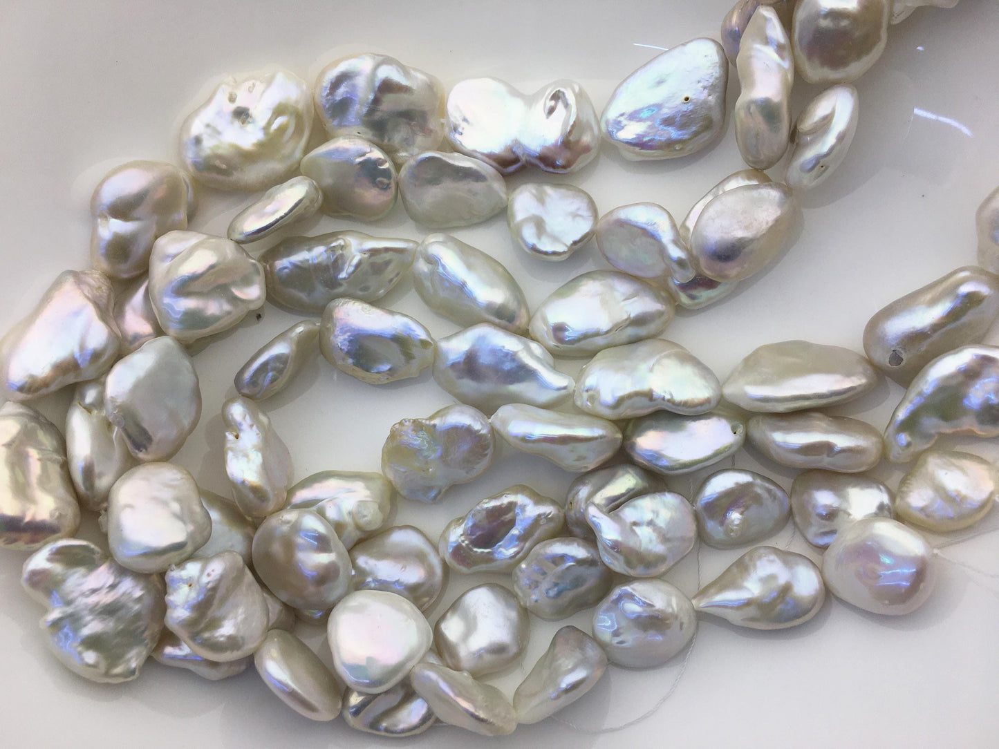 AA+ 13-19mm White baroque Freshwater Pearl,DIY Loose Freshwater Pearl,ZS-200-18