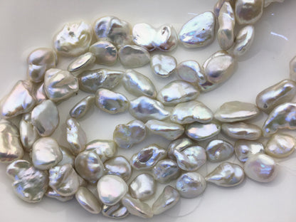 AA+ 13-19mm White baroque Freshwater Pearl,DIY Loose Freshwater Pearl,ZS-200-18