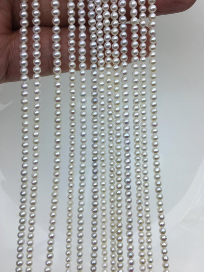 AA+ 2.5-3mm white near round seed freshwater pearls,Valentine's Day gift,for pearl necklace,loose freshwater pearl,RP2-T2