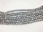 AAA 5.5-6.5*6-7mm gray nugget freshwater pearls,irregular nugget freshwater pearl strand,LM5-3A-13