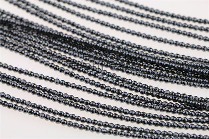 Hematite,2mm Faceted Round,AAA,200pcs,15.5 inches,G50-R2-001