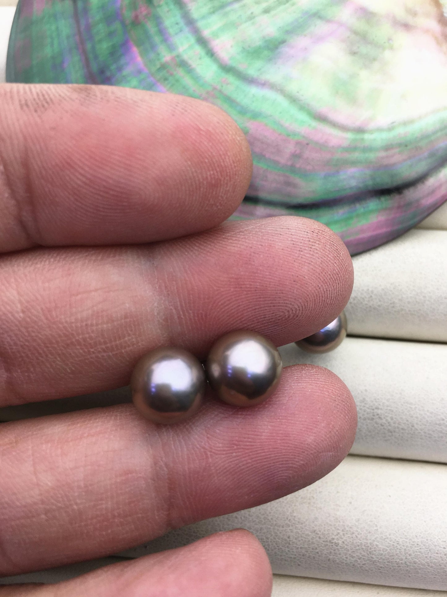 AAA 9-10mm gray round edison pearl stud earrings,S925 Sterling Sliver stud earrings,wedding pearl earrings,SE3-T9-6