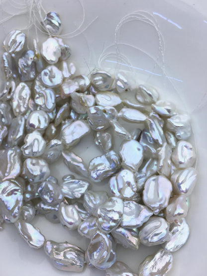 AA+ 14-17mm white keshi Freshwater Pearl,DIY Loose Freshwater Pearl,wholesale price,china wholesale pearl,ZS-200-89