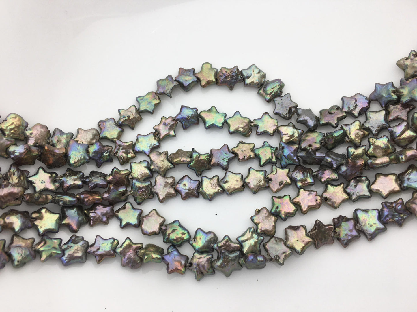 A 10-11mm black Five-pointed star Pearl,Freshwater pearl Star, for your design,Cultured Pearls,ZS-103-38