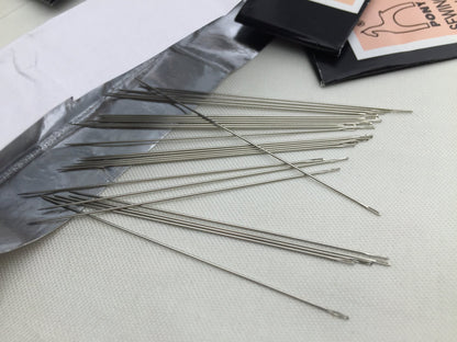 Pearl Needles, size 10, size 11, size 12, 10 Beading (50mm), 25 per package,Pony Needles,A-OTH-019