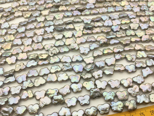 Rare!AA+ 9.5-10x12-13mm Gray Butterfly Pearl,Freshwater pearl Butterfly, for your design,Cultured Pearls Maggie Designs,ZS-17-7
