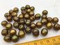 30pcs AA 12-13mm Brown Large potato freshwater pearl,dye brown color pearl,2.2mm,3mm large hole freshwater pearls,30pcs,CR12-2A-21