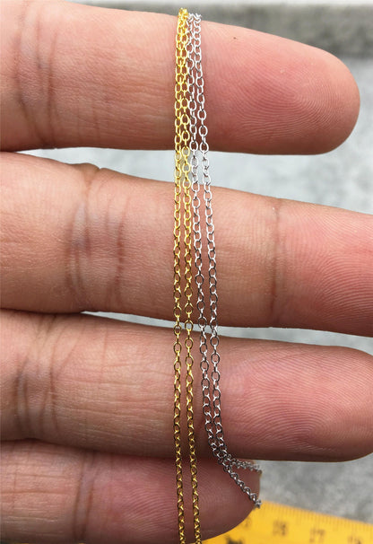 16+2''/23''/27''/31'' s925 Sterling Silver O Chain Necklace With Round Clasp,Replace Necklace,S925 Chain