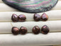 2 pairs AA+ 12-13mm Brown Coin Freshwater Pearl Brown loose Beads Piar,ZS-103-37-49