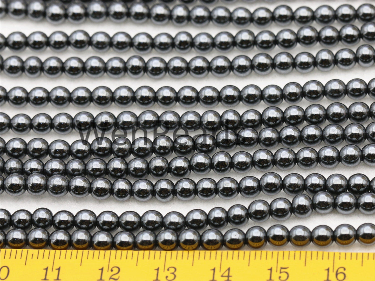 Hematite,4mm Smooth Round,AAA, 105pcs,15.5 inches,G50-R4-005