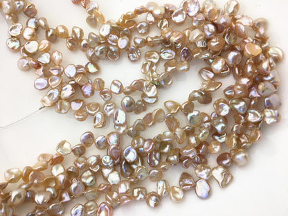 AAA+ 7-8mm Natural Purple Keshi Freshwater Pearls,keshi pearl strands,ZS-129-20