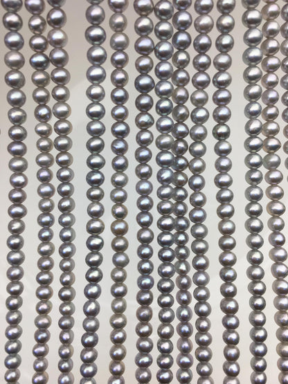 AAA 3.5-4mm gray potato seed pearls,small pearl,Valentine's Day gift,for pearl necklace,for pearl bracelet,CR3-T3
