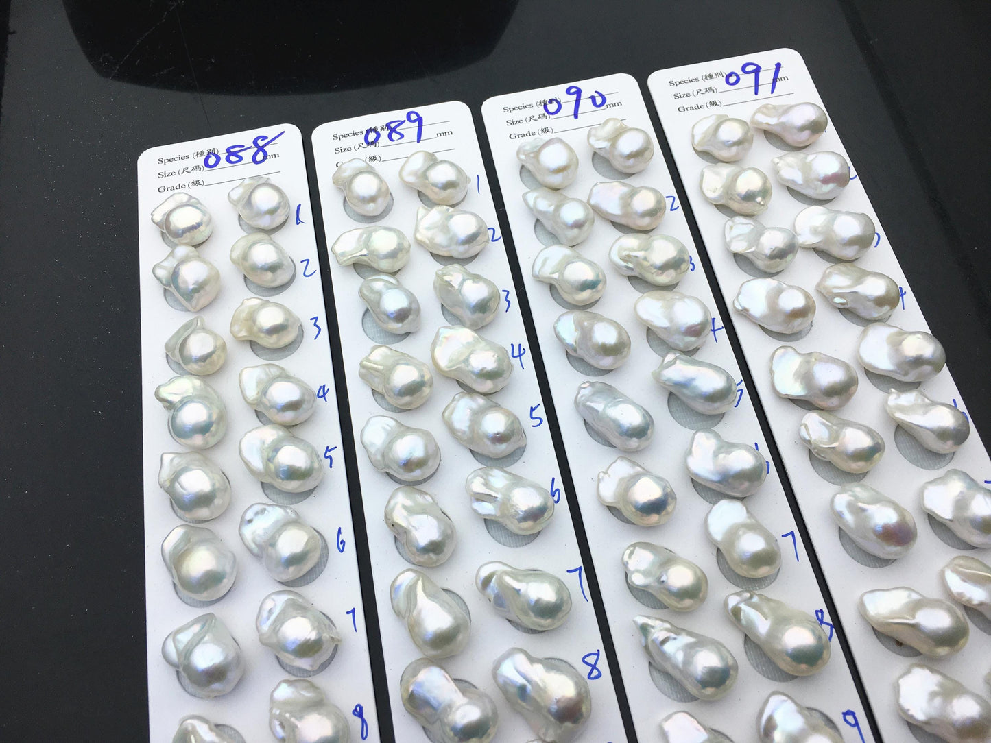 1 pair AAA 12-16x18-24mm White Flameball Pearl Pairs,Baroque Cultured Freshwater Pearl,flameball pearls,FL15-3A-8-49