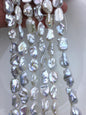 AA+ 11-13mm White long keshi Freshwater Pearl,ZS-200-92