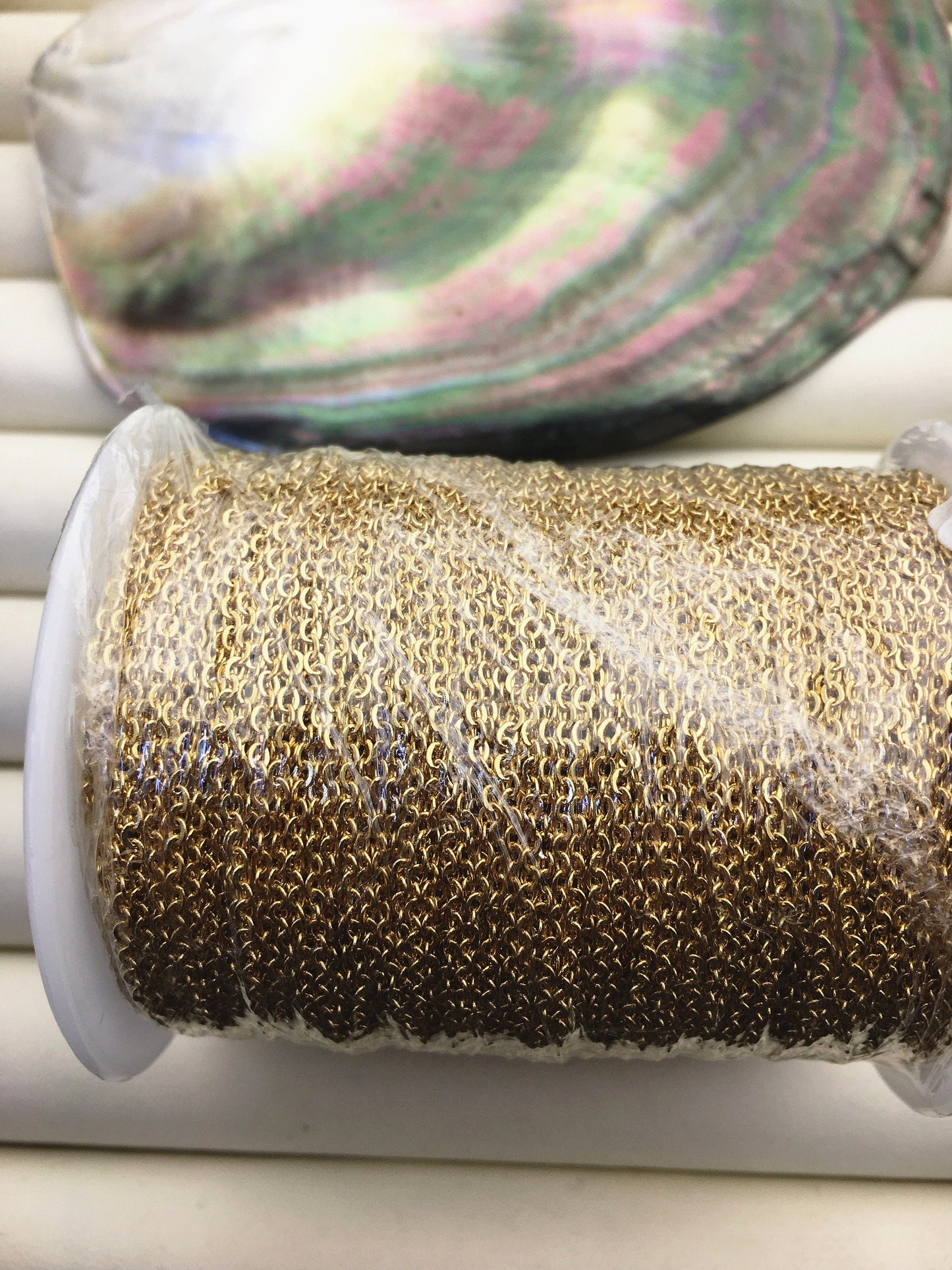 5meters 1.5mm O chain Yellow Gold Plated, AAL-T6