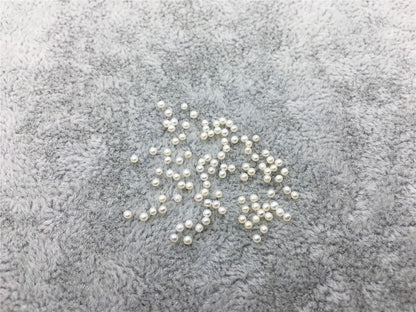 5pcs AAAA 1.5-1.7mm white round freshwater seed pearls,no hole,,Cultured pearl,diy pearl beads,Happiness,birthday,RP1-4A-3