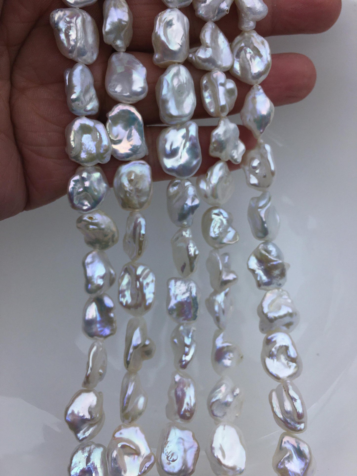 AA+ 11-13mm white keshi Freshwater Loose Pearl,ZS-200-71