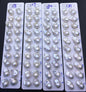 AAA 13-15x18-22mm White Flame ball Pearl Pairs - large Baroque freshwater pearl pairs,top half hole,FL15-3A-8-72