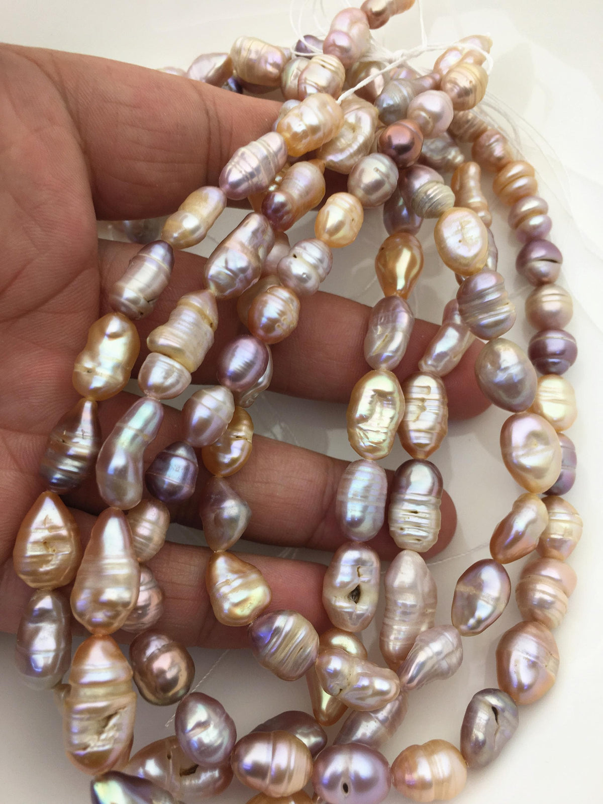 4 strands AA 8-10mm pink purple keshi Freshwater Pearl,DIY Loose Freshwater Pearl,ZS-200-121-6