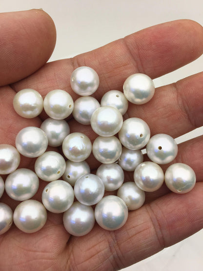 AAA 10-12mm round pearl necklace,handmade,pearl necklace,Faith Jewelry,Pearl Jewelry,pearl necklace,bridal set,bridal jewelry,NC1-006