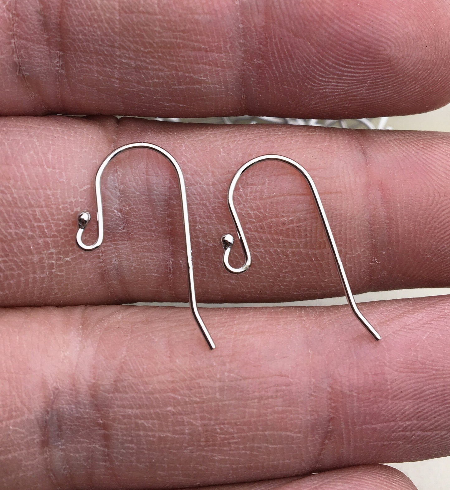 5 pairs 11x20mm Sterling Silver White/Yellow dangle hook, Sterling Silver, for dangle earrings,DIY,wholesale,ASL-ER-017