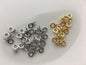 20pcs 4mm Cup Size Flower Silver/Gold pendant hook,copper 18k plated gold for pendant,AAL-003-7