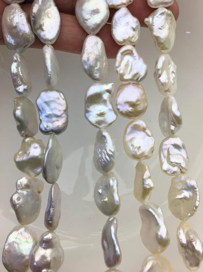 AA 13-15mm white baroque Freshwater Pearl,DIY Loose Freshwater Pearl,wholesale price,china wholesale pearl,ZS-200-100