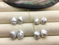1 pair AAA 10-11mm White keshi pearls Pair,for make dangle earrings,baroque pearl,loose pearl beads,very high luster,ZS-127-62-11