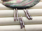 AAA- 4-6x25-32mm Purple Toothpick pearls Pair,for make dangle earrings,0.9mm through hole,ZS-127-62-35