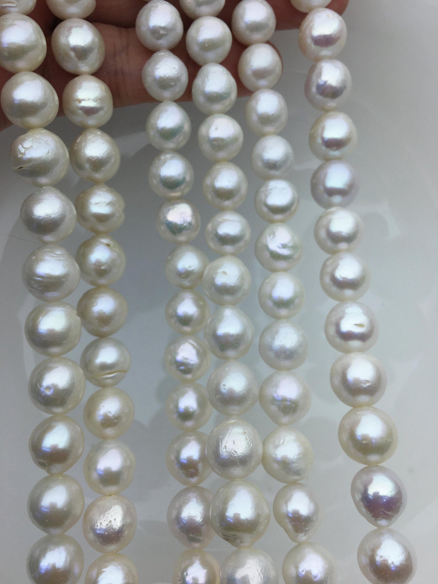 AA 10-12mm white baroque drop Edison Freshwater Pearl,ED12-2A-5-21
