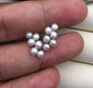 High Luster!AAA white button round pearl stud earring wedding,Sterling Silver rice pearl dangle earrings,bridal earrings pearl,SE3-008-1