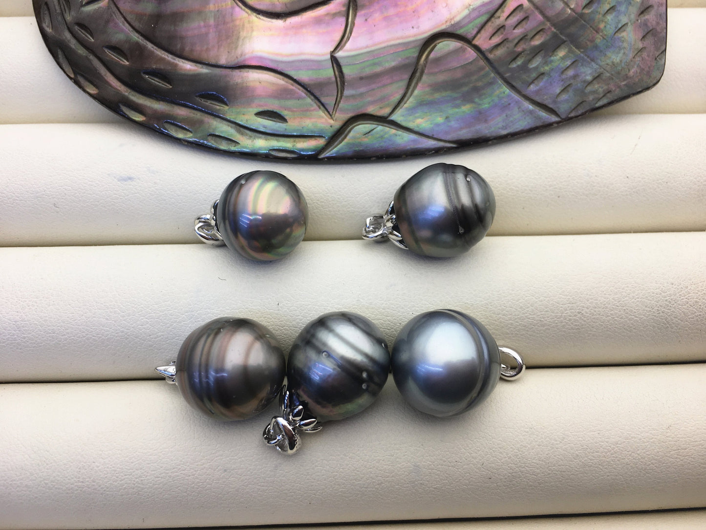 1pc 12-13mm Genuine Rice Tahitian Pearl Pendant, natural color sea pearl,pearl necklace - NC1-T45